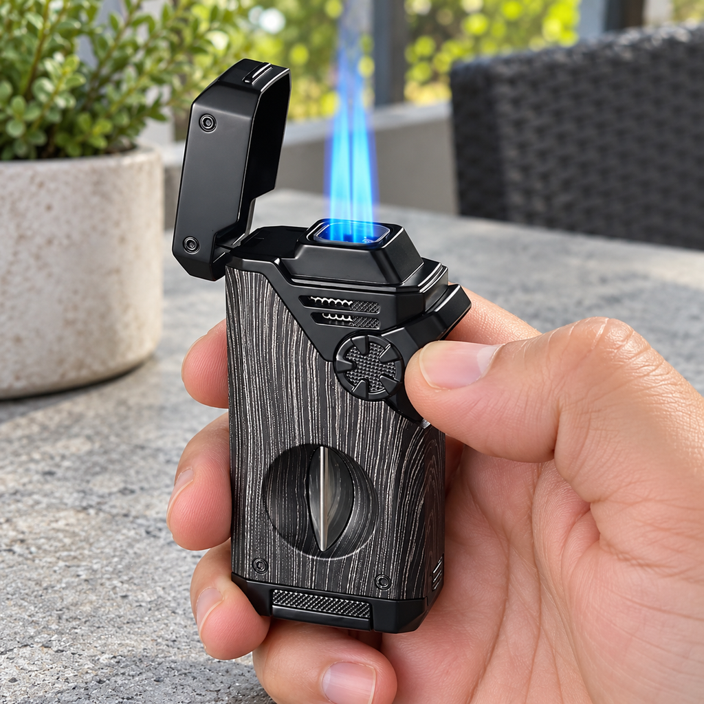 Four Jet Windproof Torch Lighter