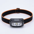 USB Rechargeable LED Headlamp – Bright Sensor-Activated Head Torch for Fishing, Hiking, Emergency Search, or Camping Adventure Use