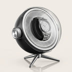 Luxury Automatic Watch Winder – Zero Magnetism Silent Storage Box with LED for Mechanical Watches, Bedside Display, or Gift Showcase