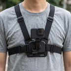 Chest Harness Mount for GoPro Hero 12 to 9 – Adjustable Strap with J Hook for AKASO & Action Camera Hands-Free Adventure Shots