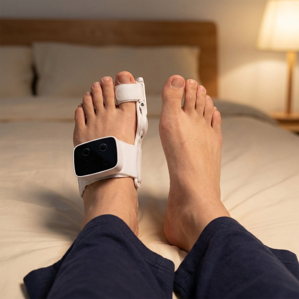Electric Bunion Corrector – Vibration Massager with Adjustable Brace for Hallux Valgus Relief, Toe Straightening, and Foot Care