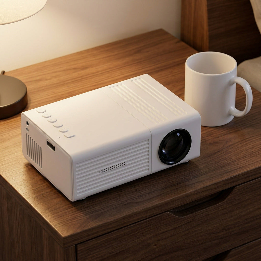 Portable Mini Projector – 1080P Supported Pocket Projector for Movie Nights and Gaming
