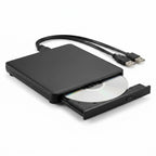 External CD/DVD Drive - Portable USB Optical Drive for Laptops & Desktop Computers