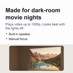 Portable Mini Projector – 1080P Supported Pocket Projector for Movie Nights and Gaming
