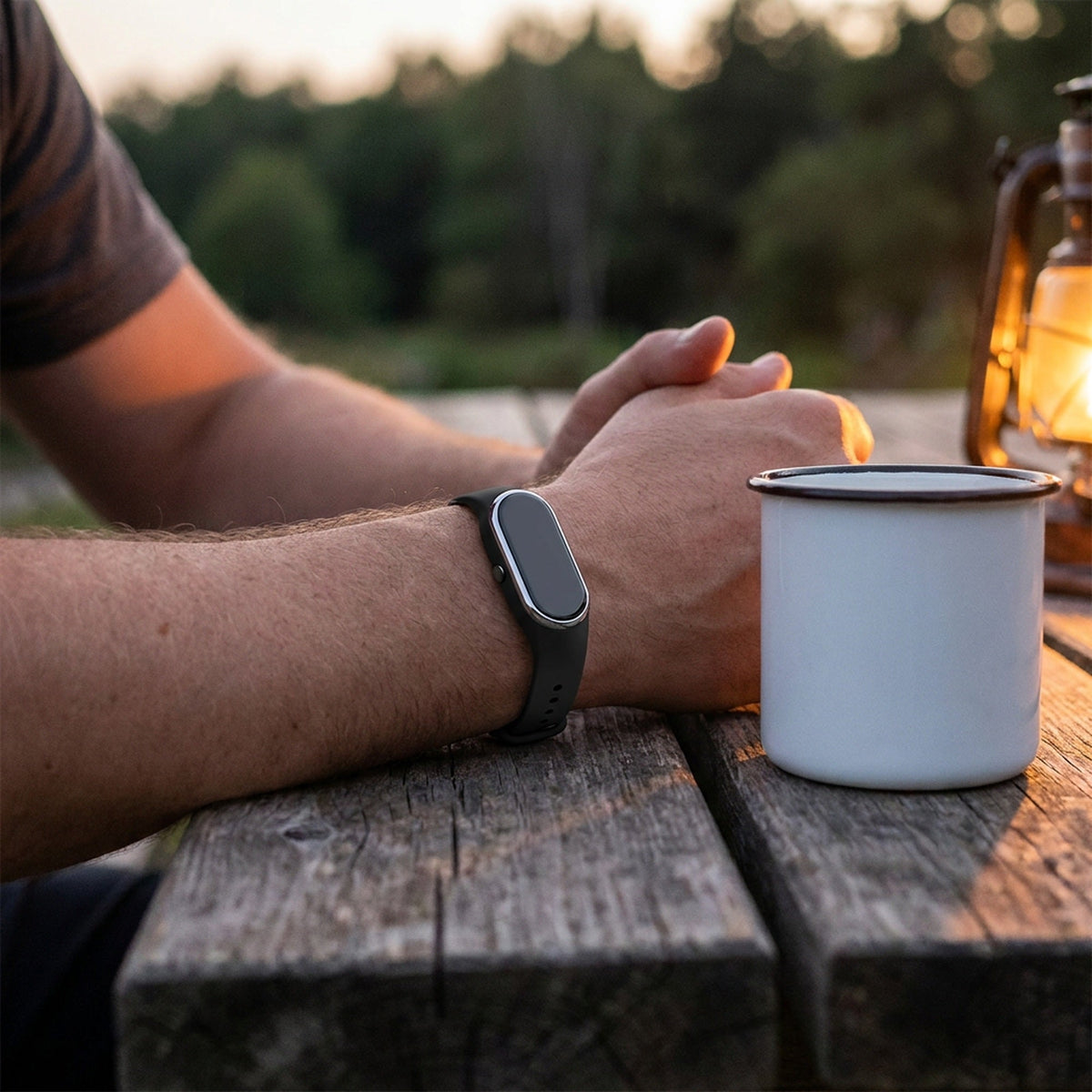 Natural Repellent - Ultrasonic Anti-Mosquito Wrist Band (w/ 3-Block Modes)