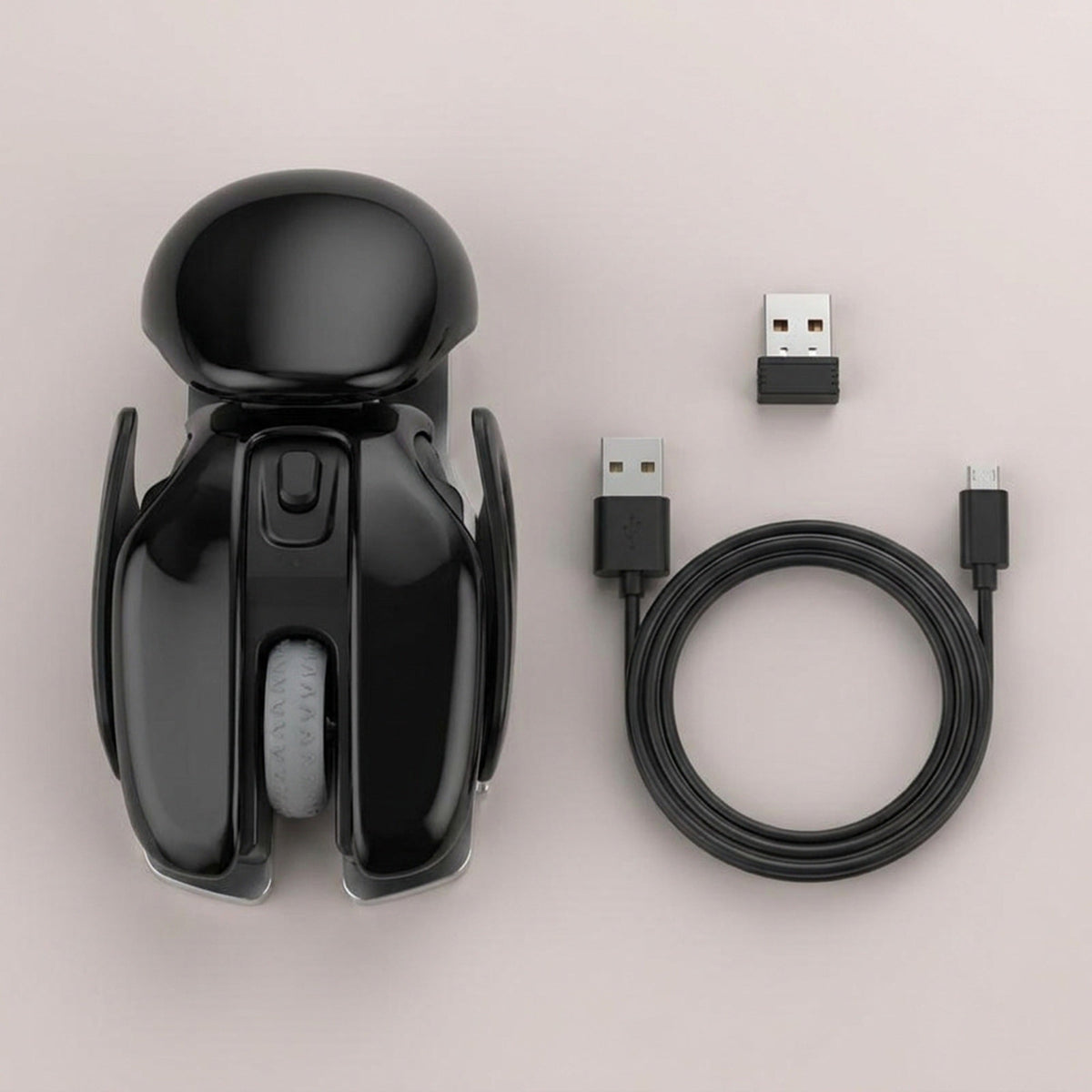 Ergonomic Wireless Mouse – 4-Key Optical Mute Mouse with 1600 DPI for Work, Gaming, or Stylish Unisex Gift