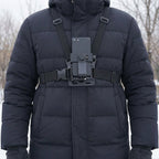 Mobile Phone Chest Mount Harness Strap Holder, Head Mount, Chest Mount