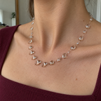 Melting Ice Floating Pendant Necklace