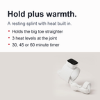 Electric Bunion Corrector – Vibration Massager with Adjustable Brace for Hallux Valgus Relief, Toe Straightening, and Foot Care