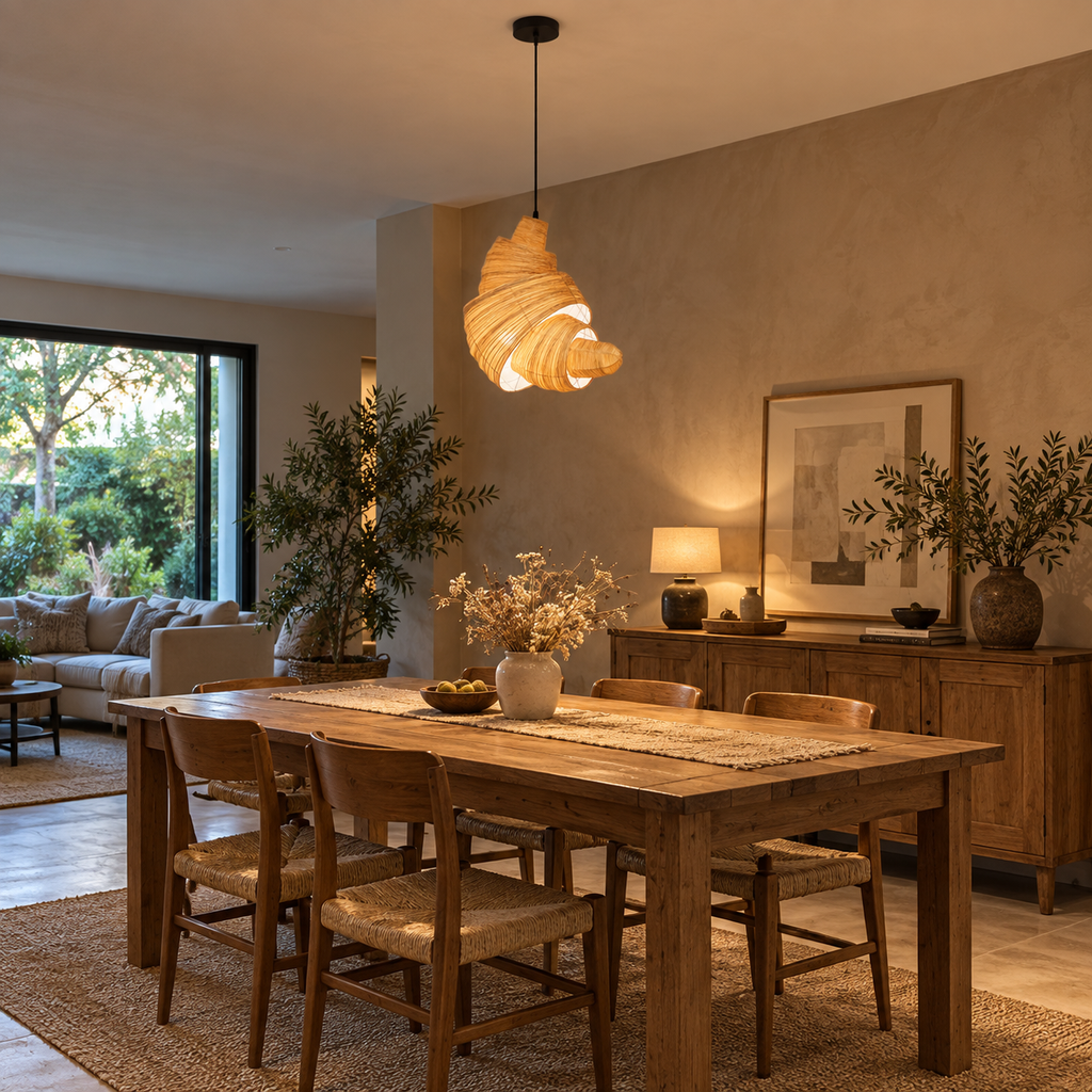 Parisian Morning Croissant Hanging Pendant Lamp
