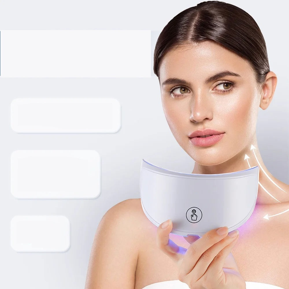 LED Neck Lift Mask Device – Anti-Wrinkle Photon Therapy Skin Tightening Beauty Tool for Rejuvenation, Firming & Neckline Care