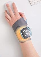 Electric Heating Wrist Massager – Carpal Tunnel Therapy with 5 Heat Levels & 3 Vibration Modes Wrist Support Brace Band