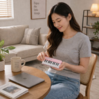 Mini Portable Electronic Piano Keyboard – Pocket Size Cute Music Organ Toy for Kids, Educational Musical Instrument Gift for Children and Beginner Learners