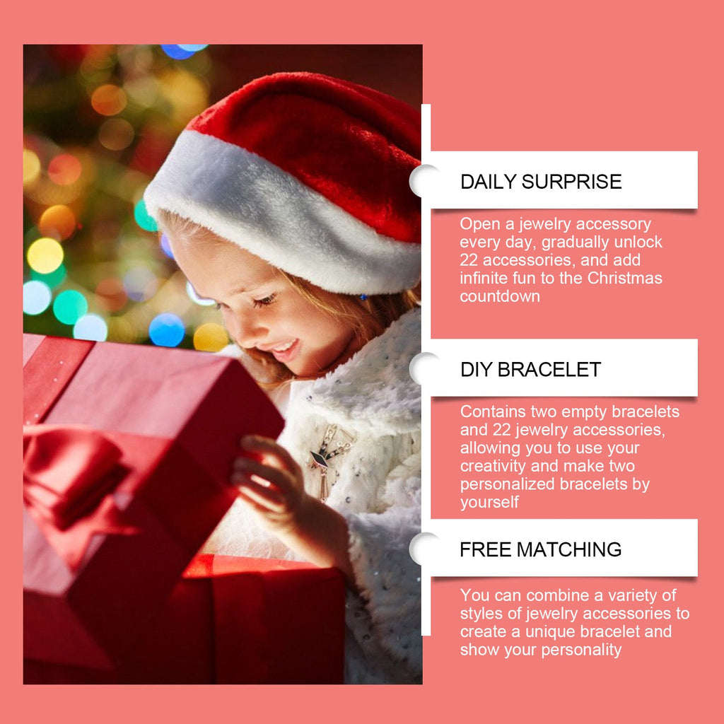DOWMOO DIY Advent Calendar with Bracelet Set