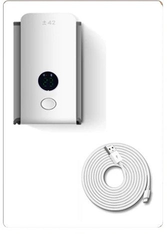 Portable Bottle Warmer – Rechargeable Heater with 6 Temp Levels & Display for Breast Milk & Baby Feeding
