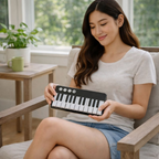 Mini Portable Electronic Piano Keyboard – Pocket Size Cute Music Organ Toy for Kids, Educational Musical Instrument Gift for Children and Beginner Learners