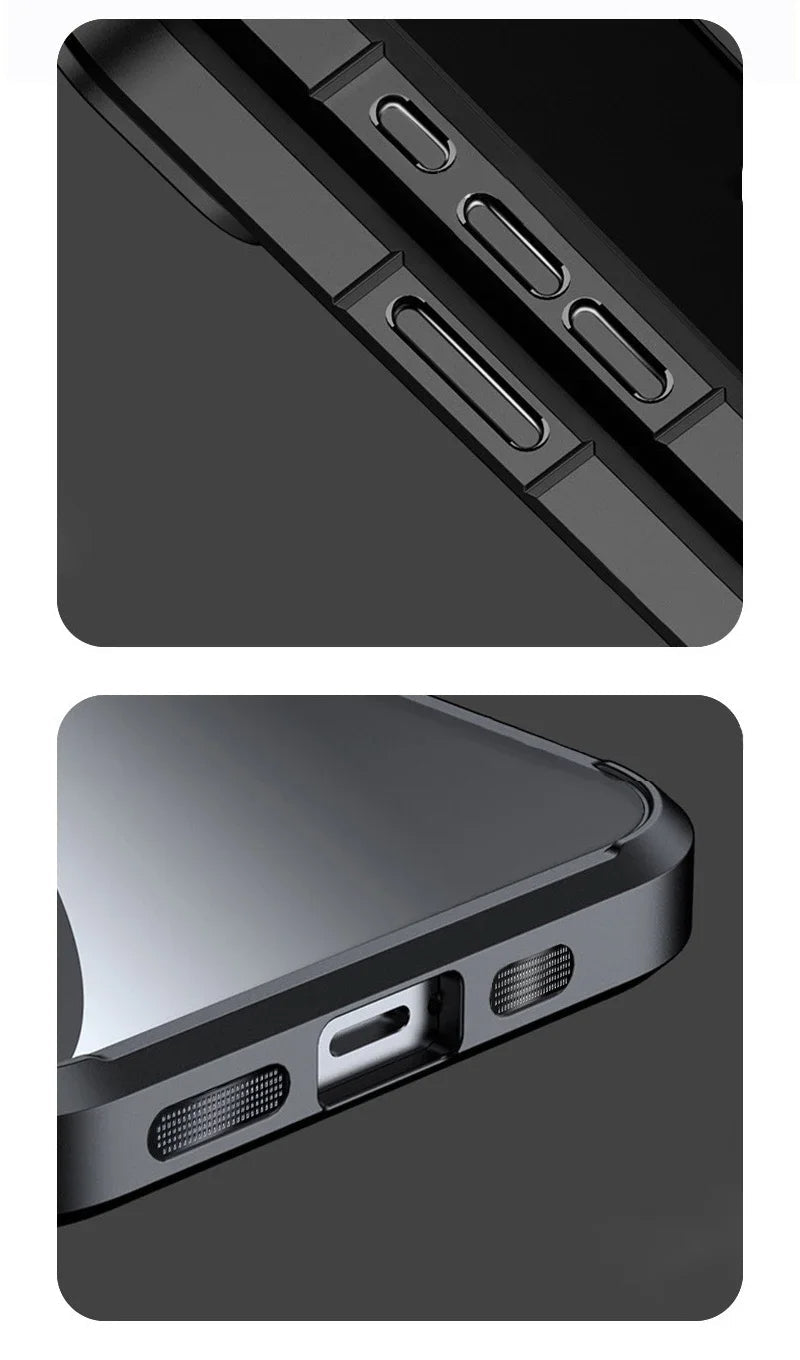 DIY E-Ink Screen Phone Case – Smart Shockproof Cover with Battery-Free Selfie Projection for iPhone 14/15/13 Pro Max