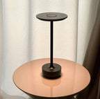 Touch-Activated USB Metal LED Table Lamp – Rechargeable Mood Light for Bedroom, Bar, or Restaurant Ambience and Desk Decor