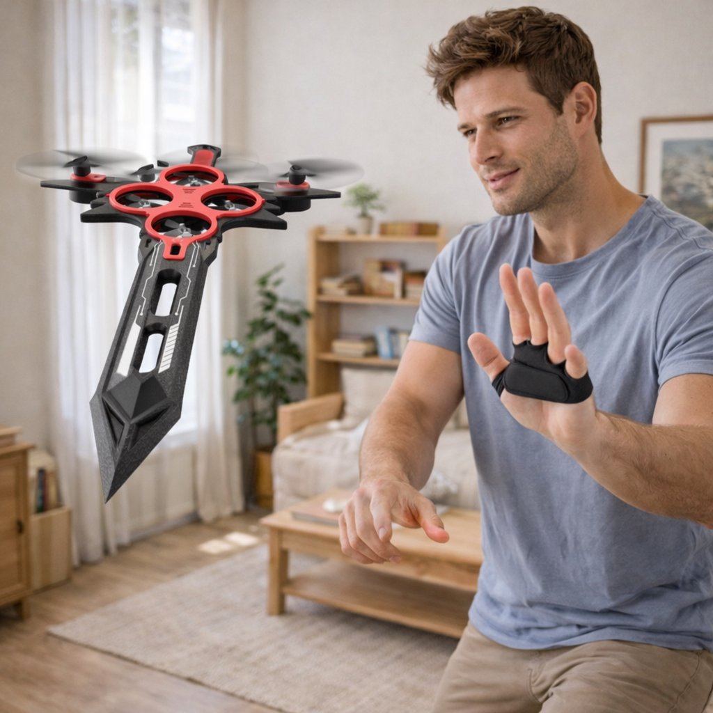 Gesture Controlled Flying Sword Drone – Suspension Remote Control Sword Aircraft Toy Unique Birthday Gift