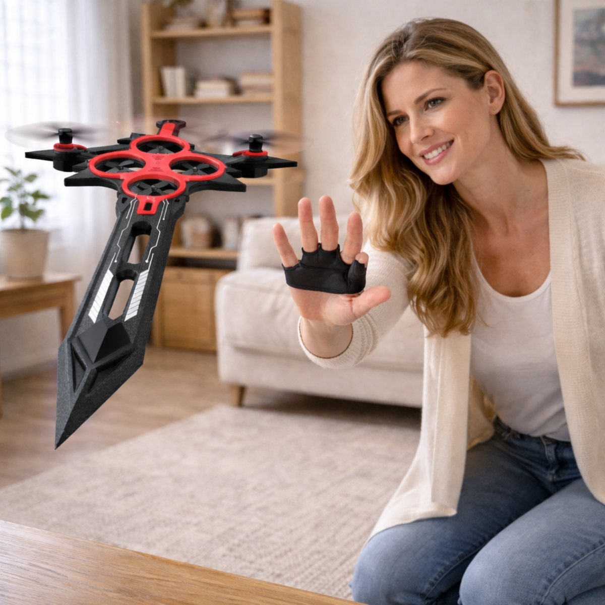 Gesture Controlled Flying Sword Drone – Suspension Remote Control Sword Aircraft Toy Unique Birthday Gift