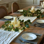Botanical Garland Light with Warm White LEDs