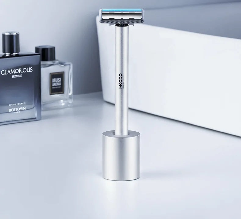 Waterproof Men’s Shock Shaver – Smart Inductive Razor with Manual-Auto Function for Effortless, Close & Comfortable Grooming