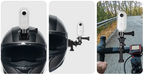 Ultra-Compact 4K WiFi Action Camera – Wireless Mini Bodycam for Motorcycle Helmet Perfect for Capturing Every Outdoor Adventure
