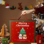 Christmas Advent Calendar Box, 24 compartments