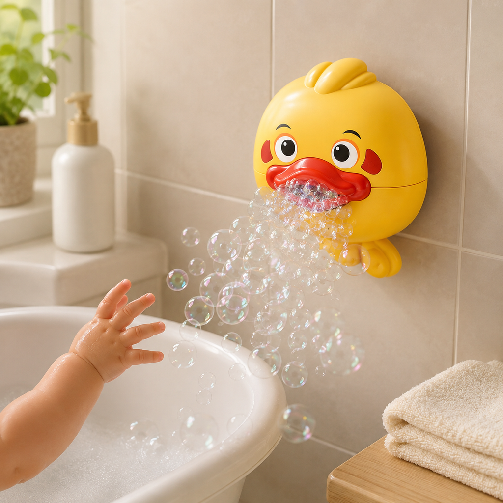 Quack Attack Bubble Blowing Duck Bath Toy