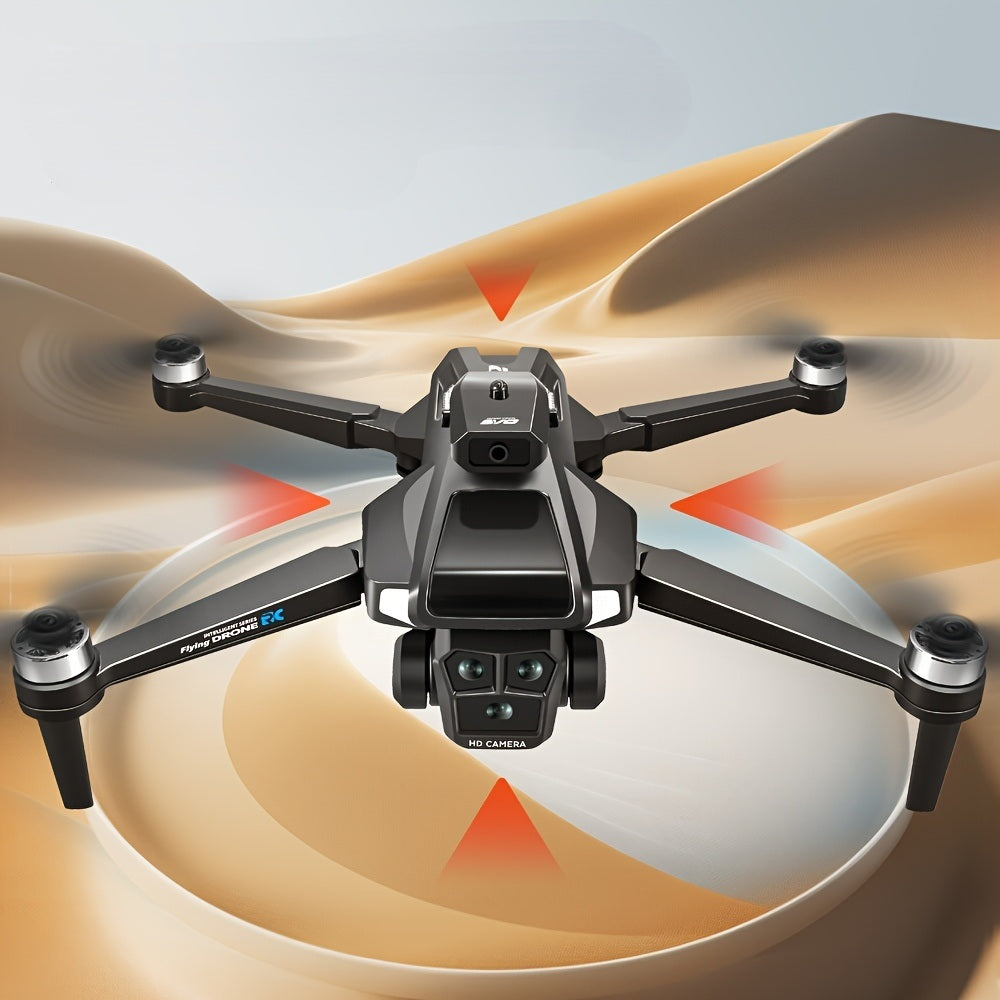 HD 5G Triple Camera Drone – Long-Range Flying Obstacle-Avoidance UAV for Aerial Photos, Videos, & Fun Exploration