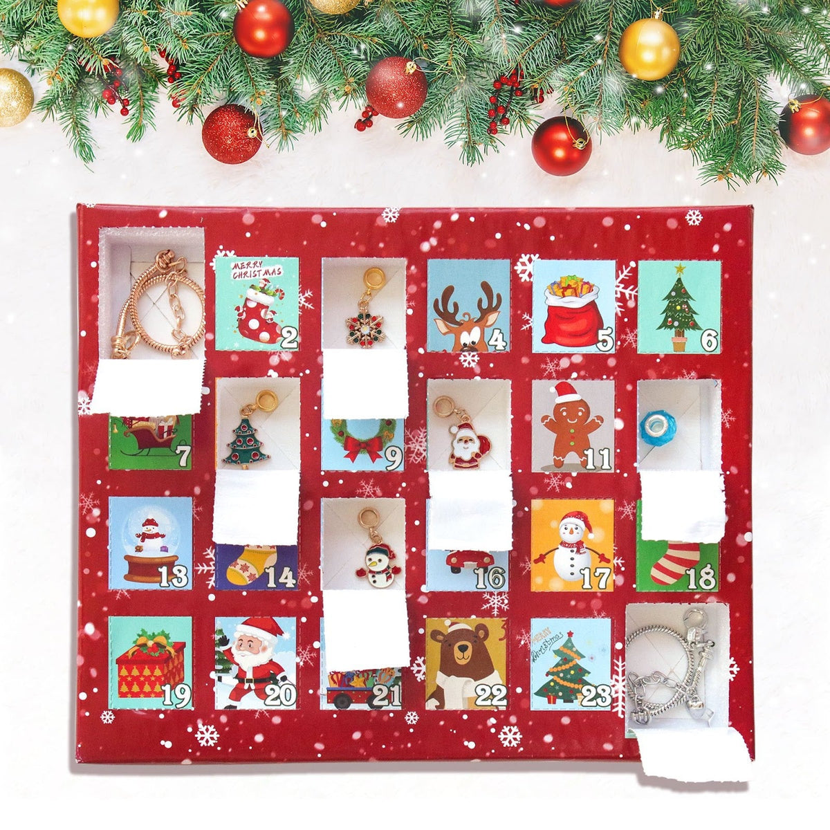 DIY Advent Calendar with Bracelets for Kids