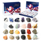 Advent calendar with 24 minerals and gemstones