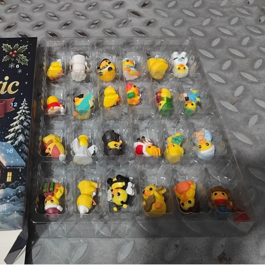 Decorative Animal Advent Calendar Box, Plastic