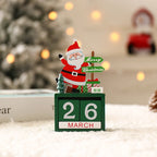 Wooden Christmas countdown calendar
