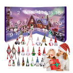 Christmas Advent Calendar with Elf Figures