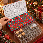 Advent calendar with 24 patience games and puzzle tasks