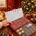 Advent calendar with 24 patience games and puzzle tasks