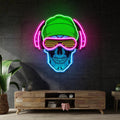 Custom Skull LED Neon Night Light – Personalized Skull Sign For Bedroom, Living Room, Game Room, Bar, and Unique Gifts