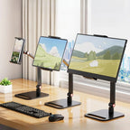 Universal Monitor Desk Stand - Adjustable 12–17.3in VESA Mount Foldable Screen Holder