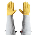 Long Protective Garden Gloves for Roses Pruning and Yard Work