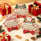 Wooden Advent calendar with movable date marker