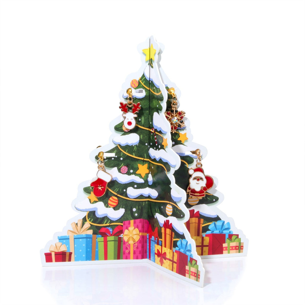DIY Christmas Advent Calendar with Bracelet Set for Kids