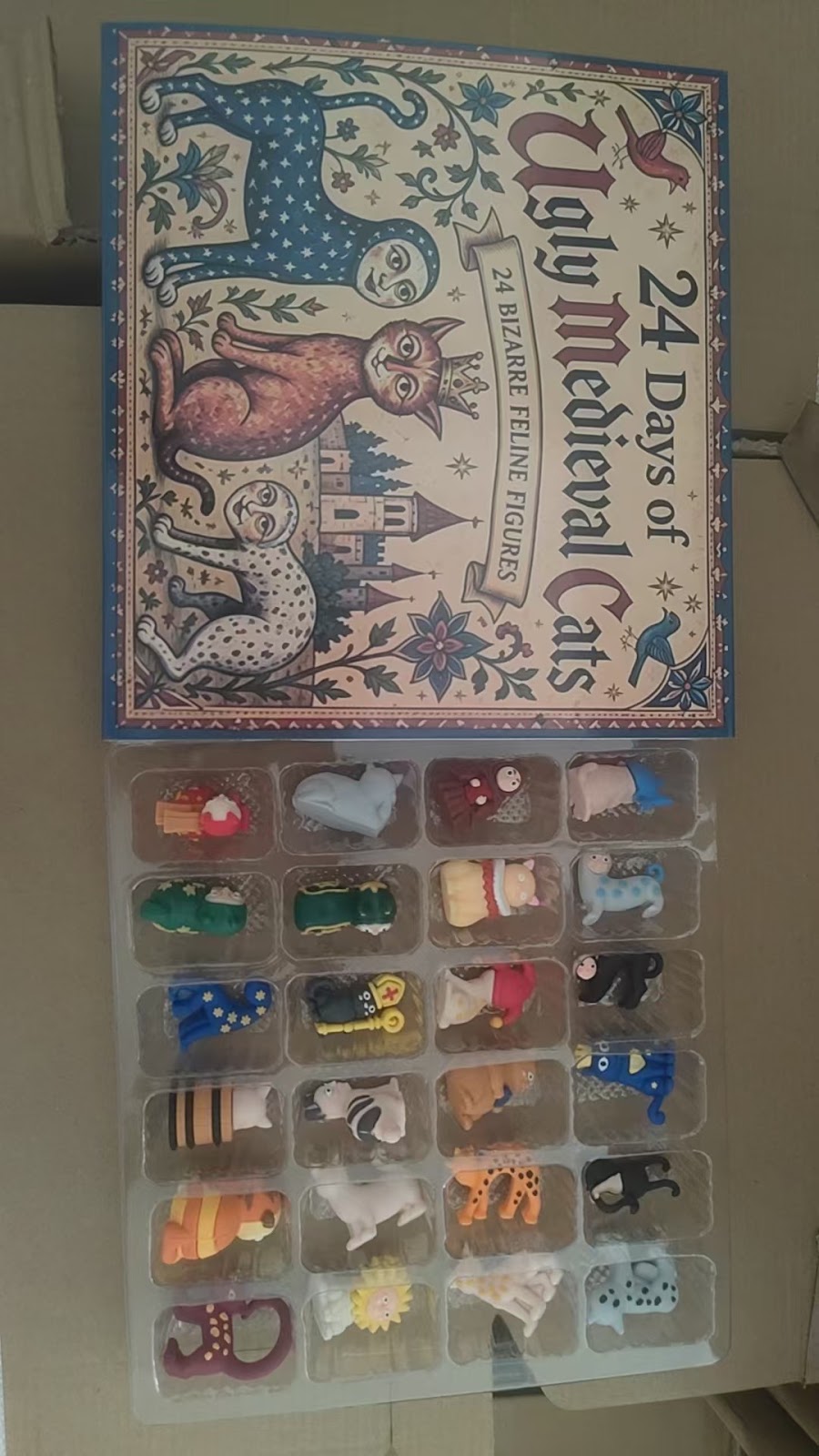 Decorative Animal Advent Calendar Box, Plastic
