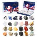 Advent calendar with 24 minerals and gemstones