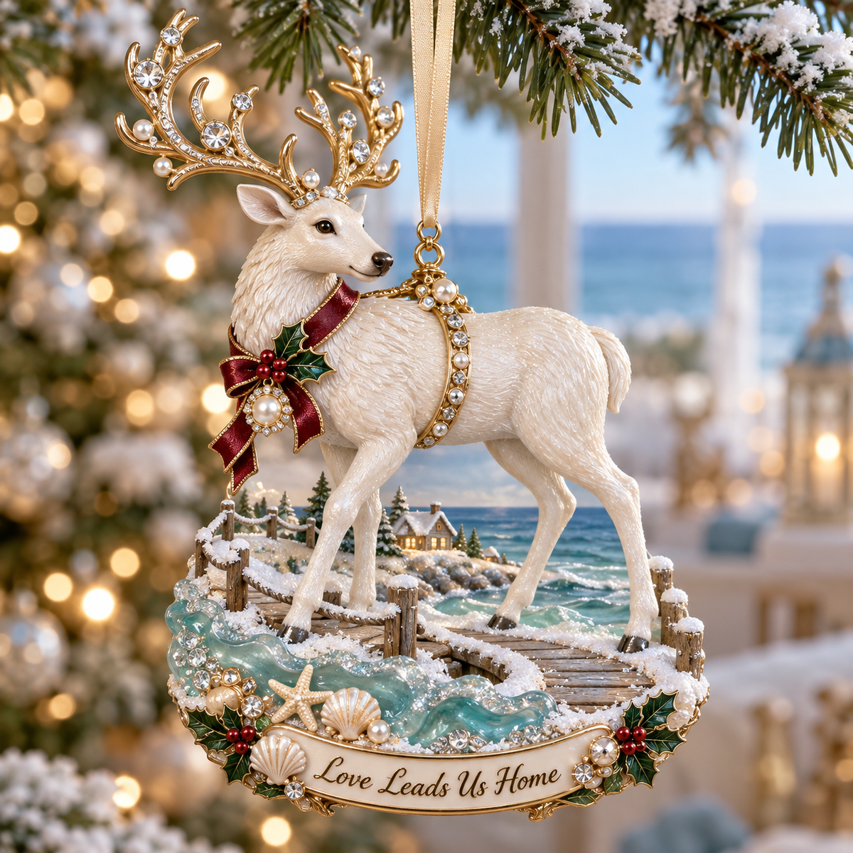 Coastal Christmas Keepsake Ornament