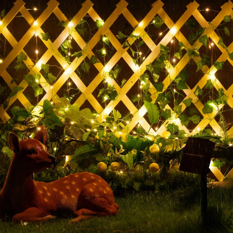 Botanical Garland Light with Warm White LEDs