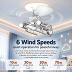 Sky Captain Helicopter Ceiling Fan Light