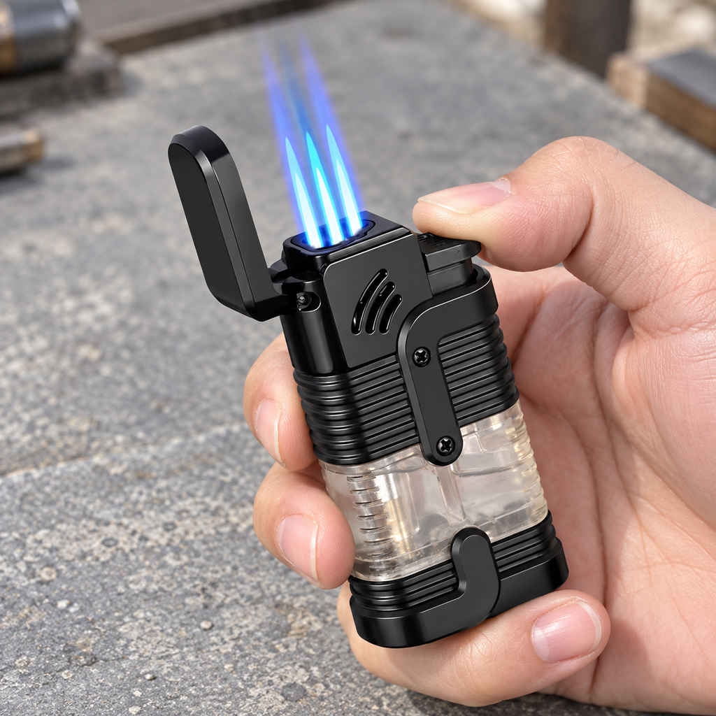 Four Jet Windproof Torch Lighter