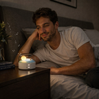 Bluetooth Music Box Portable Speaker – High Quality Sound Effects Wireless Mini Bluetooth Speaker with Ambient Light Strip and Soft Dimming Glow
