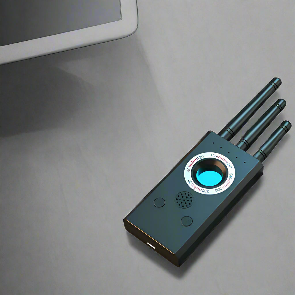 Rechargeable Portable Privacy Scanner –  Anti-Spy Surveillance Detector for Hidden Cameras, Wireless Signals, Bug Sweeping in Hotels or Bathrooms